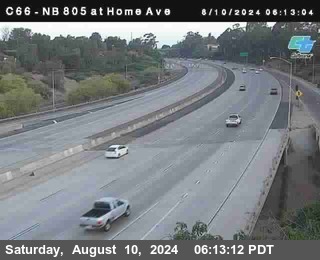 NB 805 at Home Ave (On Ramp)