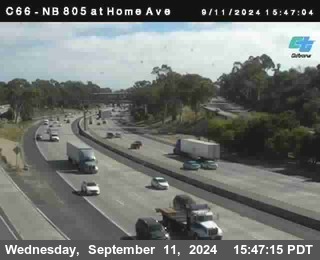 NB 805 at Home Ave (On Ramp)