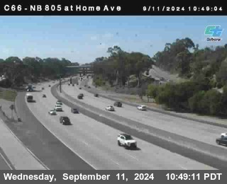 NB 805 at Home Ave (On Ramp)