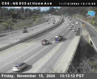 NB 805 at Home Ave (On Ramp)