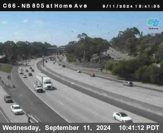 NB 805 at Home Ave (On Ramp)