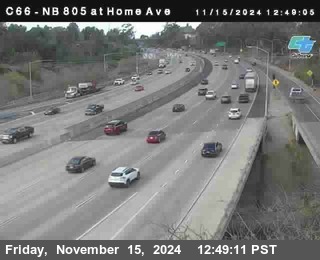 NB 805 at Home Ave (On Ramp)