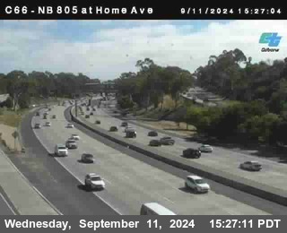 NB 805 at Home Ave (On Ramp)