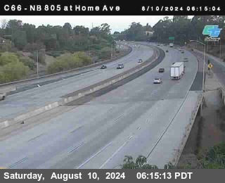 NB 805 at Home Ave (On Ramp)