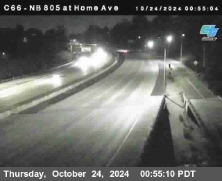 NB 805 at Home Ave (On Ramp)