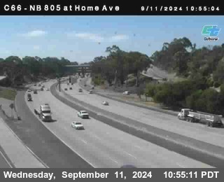 NB 805 at Home Ave (On Ramp)