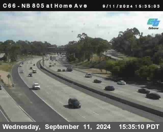 NB 805 at Home Ave (On Ramp)