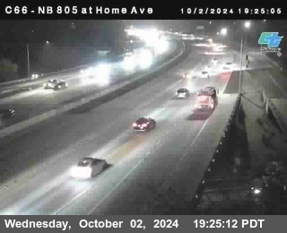 NB 805 at Home Ave (On Ramp)