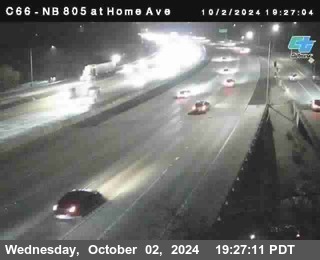 NB 805 at Home Ave (On Ramp)