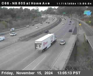 NB 805 at Home Ave (On Ramp)