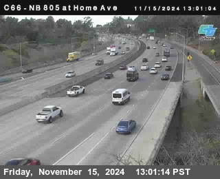 NB 805 at Home Ave (On Ramp)