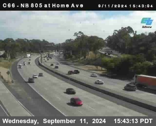 NB 805 at Home Ave (On Ramp)