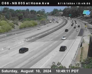 NB 805 at Home Ave (On Ramp)