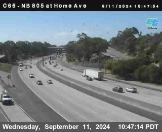 NB 805 at Home Ave (On Ramp)