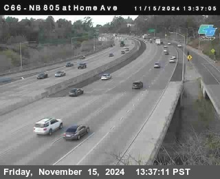 NB 805 at Home Ave (On Ramp)