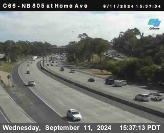 NB 805 at Home Ave (On Ramp)