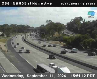 NB 805 at Home Ave (On Ramp)