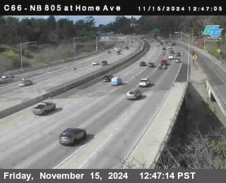 NB 805 at Home Ave (On Ramp)