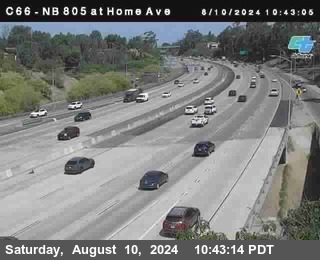 NB 805 at Home Ave (On Ramp)