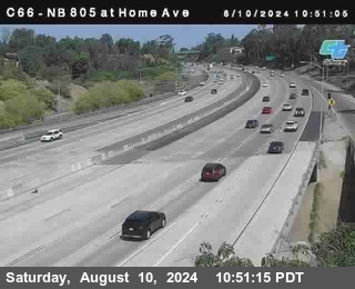 NB 805 at Home Ave (On Ramp)