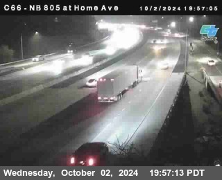 NB 805 at Home Ave (On Ramp)