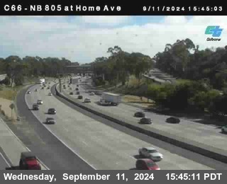 NB 805 at Home Ave (On Ramp)