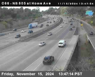 NB 805 at Home Ave (On Ramp)