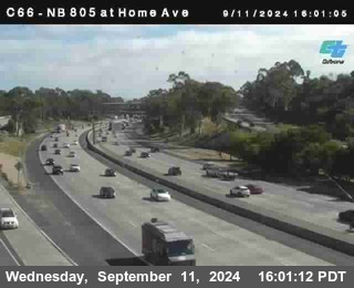 NB 805 at Home Ave (On Ramp)