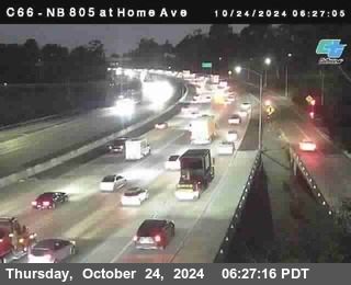 NB 805 at Home Ave (On Ramp)