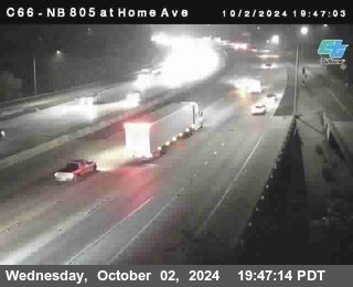 NB 805 at Home Ave (On Ramp)