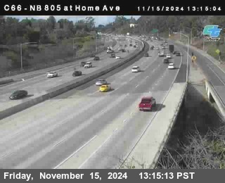 NB 805 at Home Ave (On Ramp)