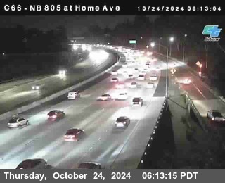 NB 805 at Home Ave (On Ramp)