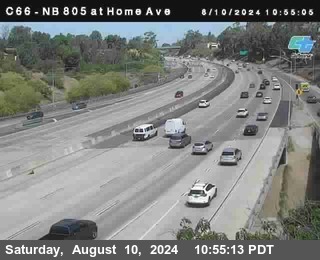 NB 805 at Home Ave (On Ramp)