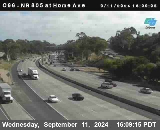 NB 805 at Home Ave (On Ramp)