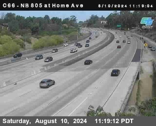 NB 805 at Home Ave (On Ramp)