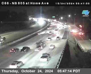 NB 805 at Home Ave (On Ramp)