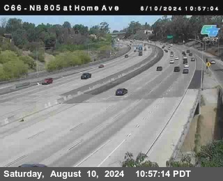 NB 805 at Home Ave (On Ramp)