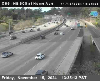 NB 805 at Home Ave (On Ramp)