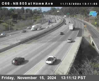 NB 805 at Home Ave (On Ramp)