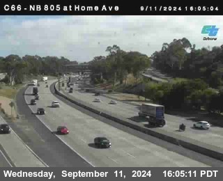 NB 805 at Home Ave (On Ramp)