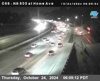 NB 805 at Home Ave (On Ramp)