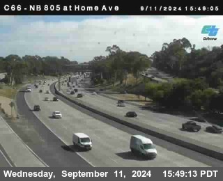 NB 805 at Home Ave (On Ramp)