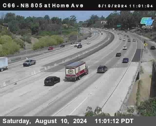 NB 805 at Home Ave (On Ramp)