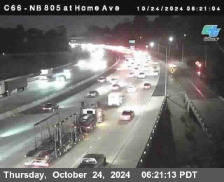 NB 805 at Home Ave (On Ramp)