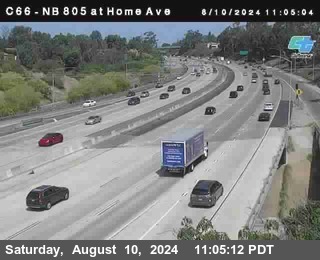 NB 805 at Home Ave (On Ramp)