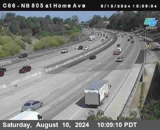 NB 805 at Home Ave (On Ramp)