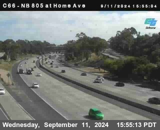 NB 805 at Home Ave (On Ramp)