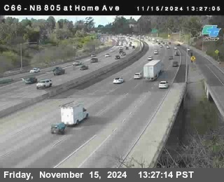 NB 805 at Home Ave (On Ramp)