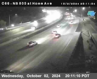 NB 805 at Home Ave (On Ramp)