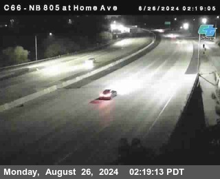 NB 805 at Home Ave (On Ramp)